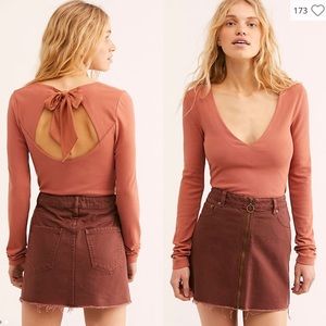 Free People Top Long Sleeve Size Medium